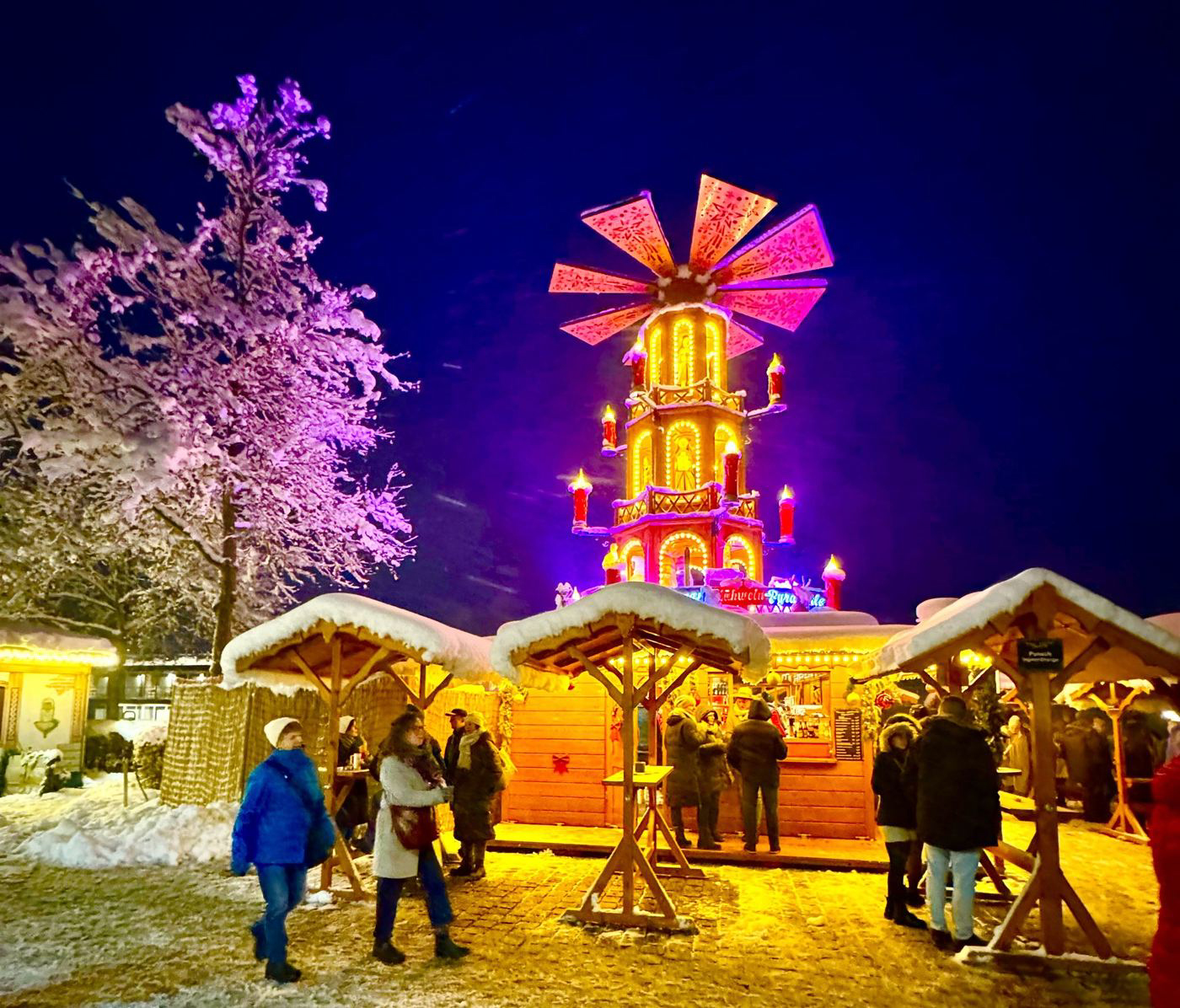 A classic German Christmas pyramid