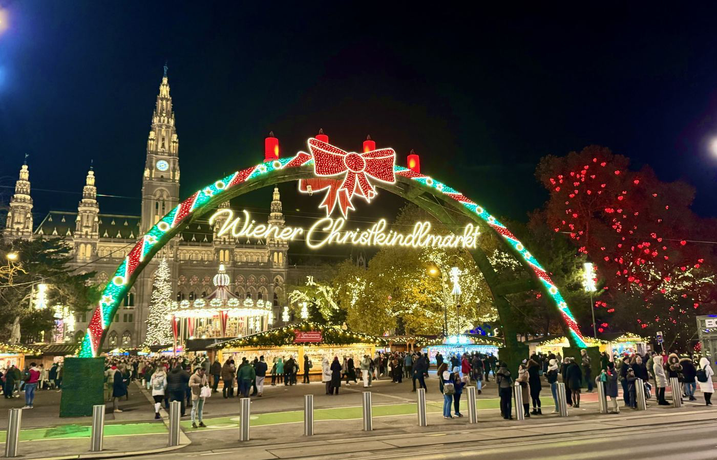 Vienna's Christkindlmarkt at the Rathaus
