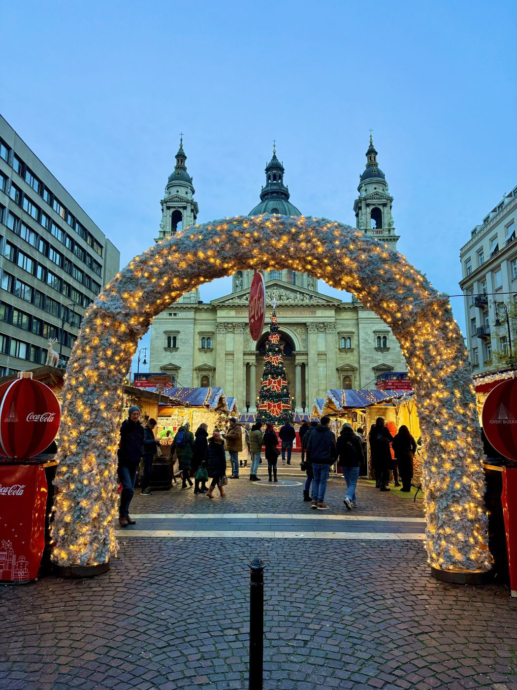 Budapest's Advent Bazilika market